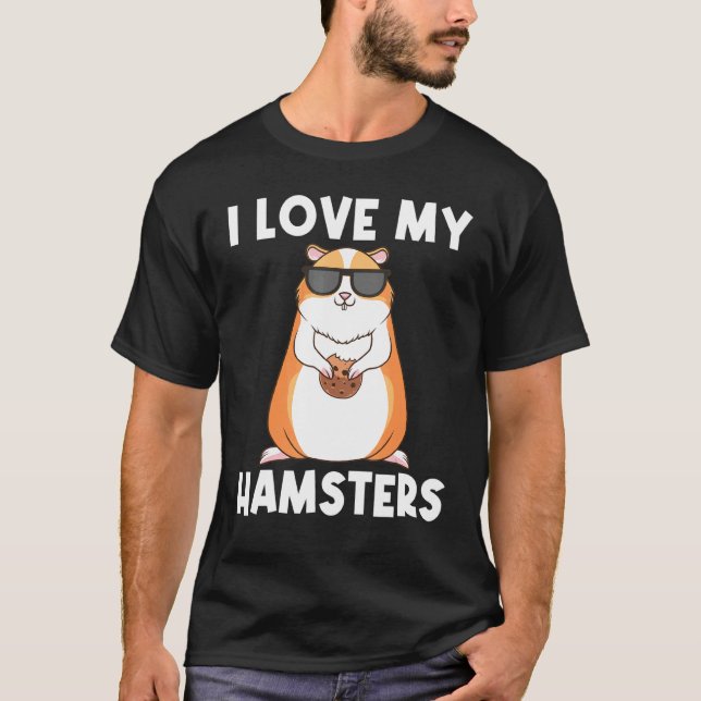 Cool Hamster For Men Women Syrian Dwarf Rodent Ani T-Shirt (Front)