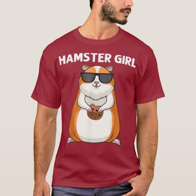 Cool Hamster Gift For Girls Kids Syrian Dwarf T-Shirt (Front)