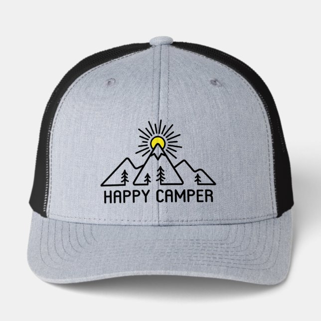 Cool happy camper word art  (Front)