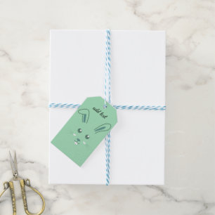 Cool Happy Easter Bunny  Gift Tags
