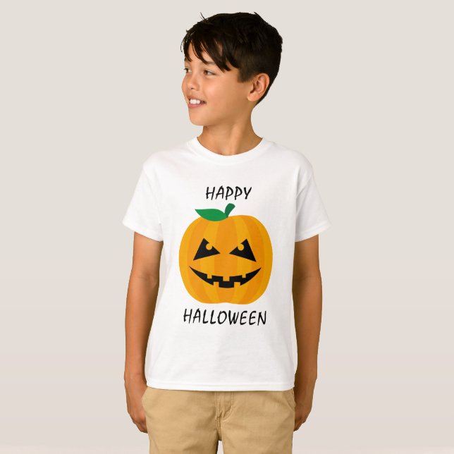 Cool Happy Halloween T-Shirt (Front Full)
