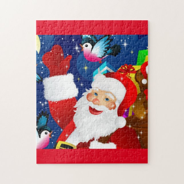 cool happy santa claus puzzle (Vertical)