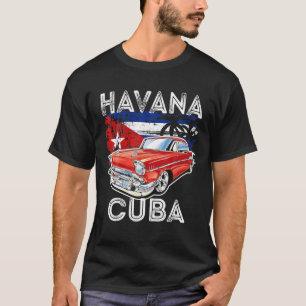 Cool Havana Cuba Classic Retro Vintage Muscle Cars T-Shirt