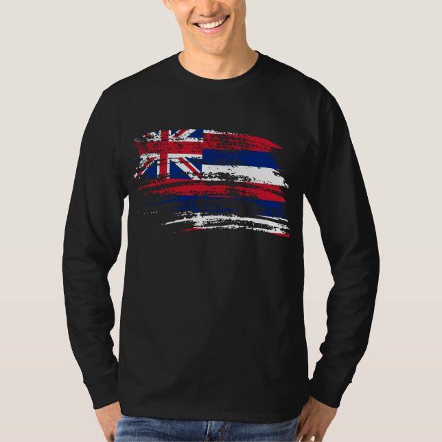 Cool Hawaiian flag design T-Shirt (Front)