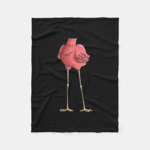 Cool Headless Flamingo Halloween Costume Gifts Fleece Blanket