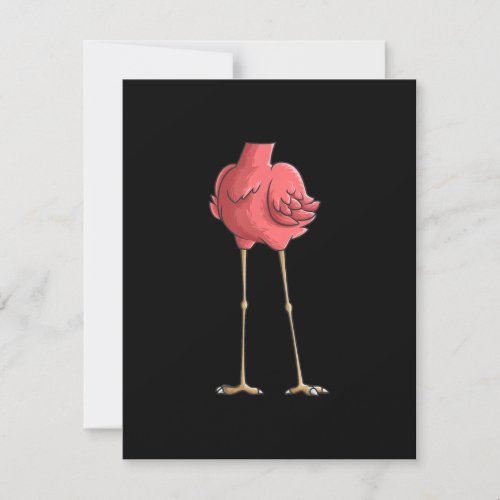 Cool Headless Flamingo Halloween Costume Gifts Invitation