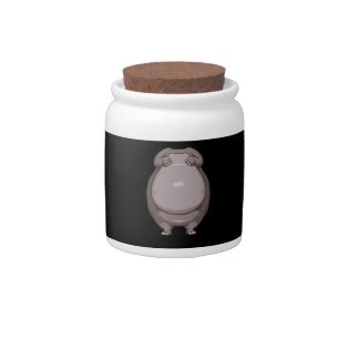 Cool Headless Hippo Halloween Costume Funny Lazy Candy Jar