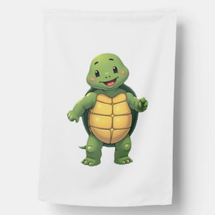 Cool Headless Turtle Halloween Costume _ Funny Laz House Flag