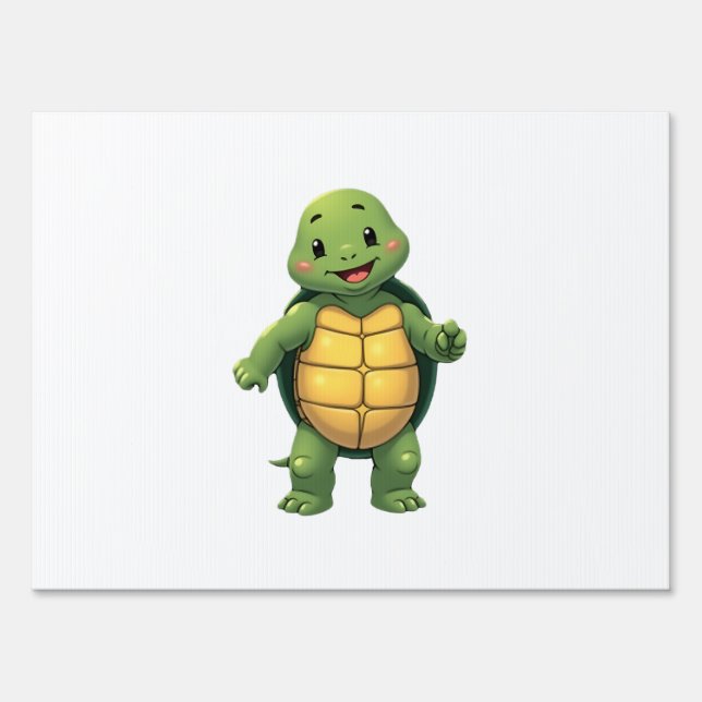 Cool Headless Turtle Halloween Costume _ Funny Laz Sign (Front)