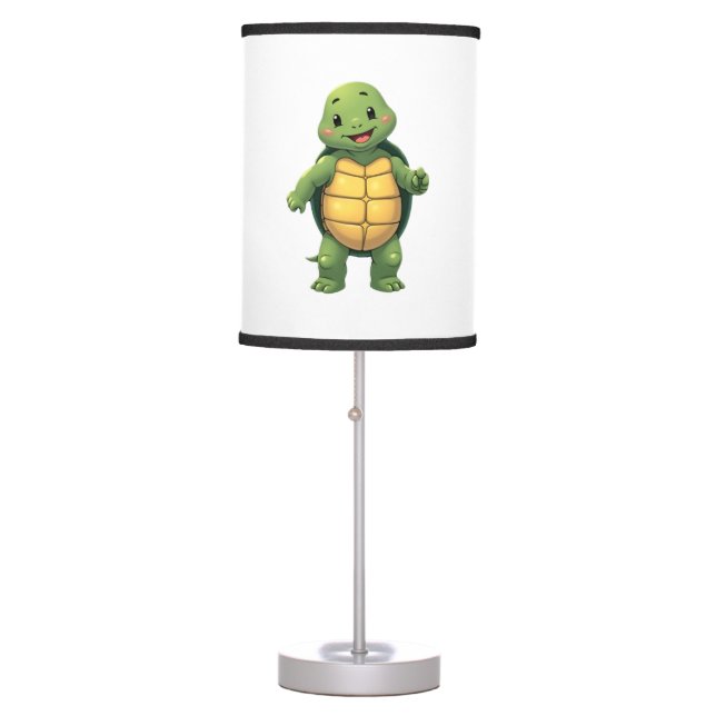 Cool Headless Turtle Halloween Costume _ Funny Laz Table Lamp (Front)