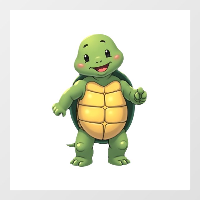 Cool Headless Turtle Halloween Costume _ Funny Laz Wall Decal (Front)