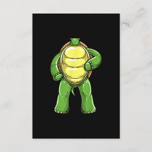 Cool Headless Turtle Halloween Costume  Funny Lazy Enclosure Card