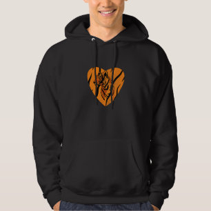 Cool Heart Tiger Print Tiger lover Hoodie