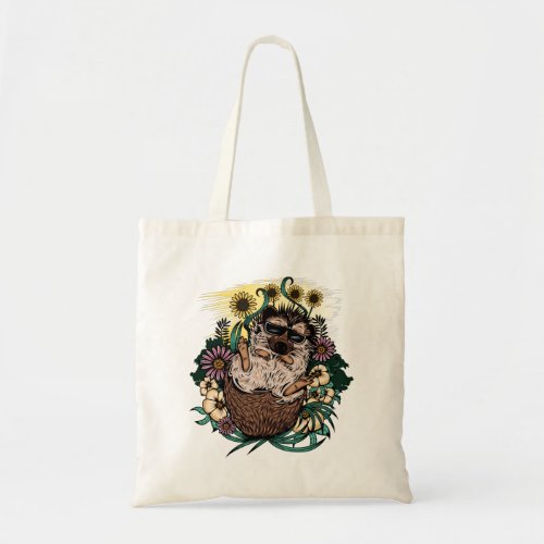 Cool Hedgehog Tote Bag