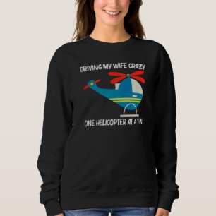 Cool Helicopter For Men Dad Aircraft Aviation Pilo Sweatshirt