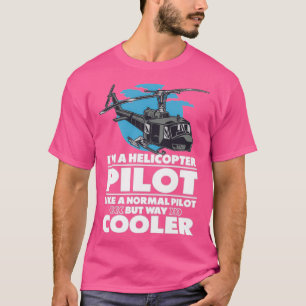 Cool Helicopter Pilot flying Long T-Shirt