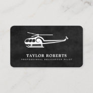Cool Helicopter Pilot Trainer Flight Instructor Business Card at Zazzle