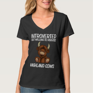 Cool Highland Cow For Men Women Scottish Cattle Co T-Shirt