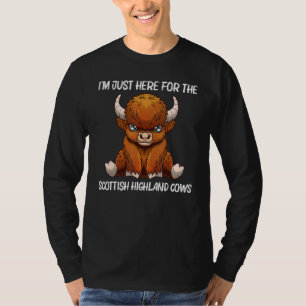 Cool Highland Cow For Men Women Scottish Cows Catt T-Shirt