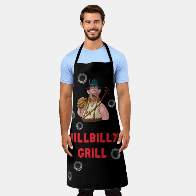 Cool HillBilly Grill Denmark Apron! Apron (Worn)