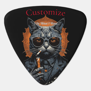 Cool Hip Cat Thunder_Cove Guitar Pick