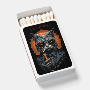 Cool Hip Cat Thunder_Cove Matchboxes