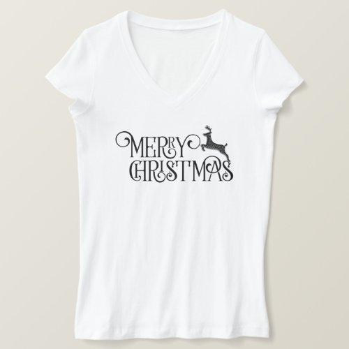 cool hip holiday merry christmas women fashion T_Shirt