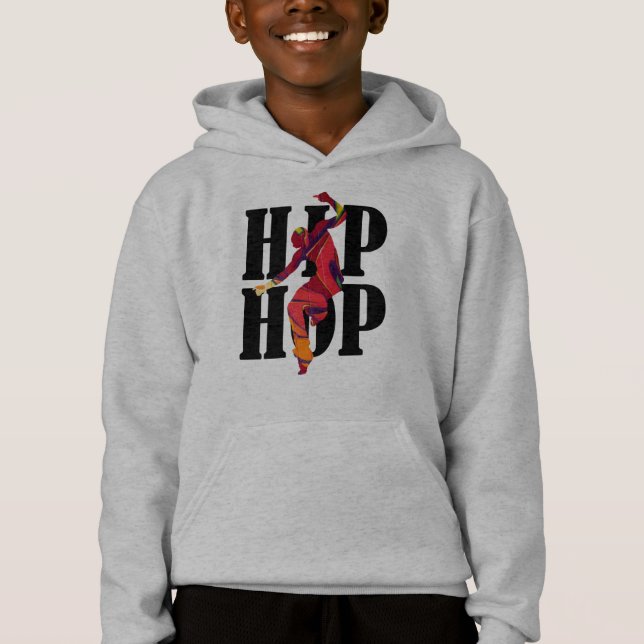 Cool Hip Hop Custom Name Hoodie (Front)
