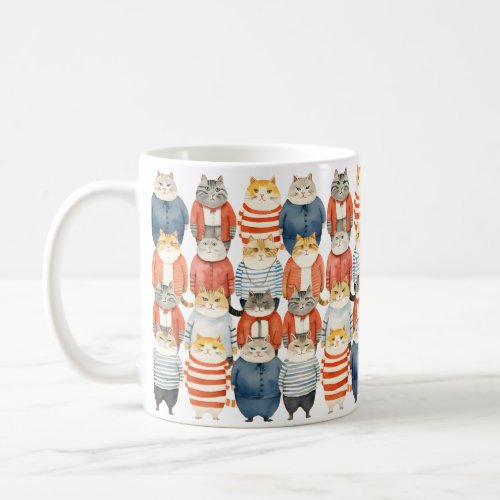 Cool Hipster Cats Coffee Mug