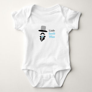 Cool Hipster Moustache Gentleman Baby Boy Bodysuit