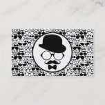 Cool Hipster Surrounded By Eyeglasses Business Card at Zazzle