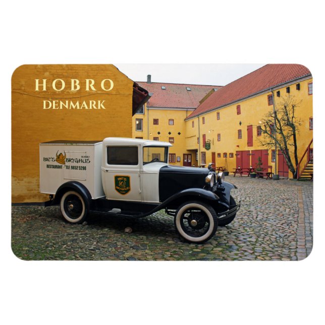 Cool Hobro, Denmark Flexible Magnet! Magnet (Horizontal)