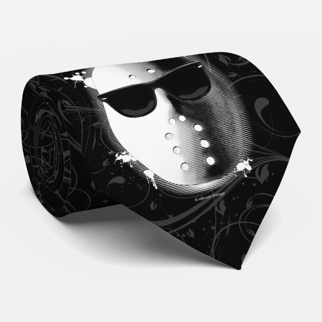 Cool Hockey Goalie Neck Tie (Rolled)