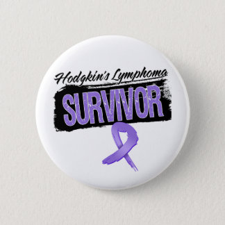 Cool Hodgkin's Lymphoma Survivor Button