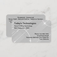 Cool Home And Office Technology Services Business Card at Zazzle