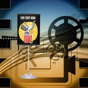 cool home movie theater add text table lamp
