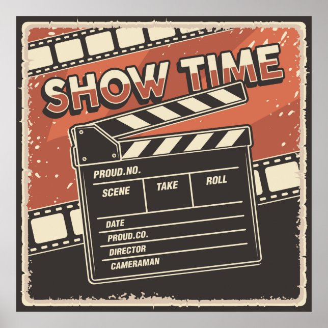 cool home theater word art poster (Front)