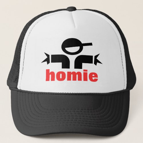 Cool homie logo trucker hat