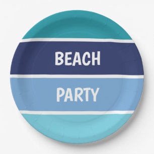 Cool Horizontal Striped Paper Plates