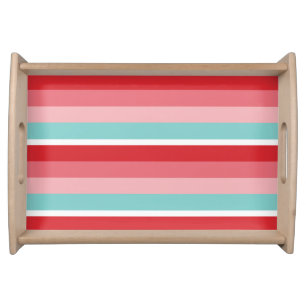 Cool Horizontal Striped Serving Tray