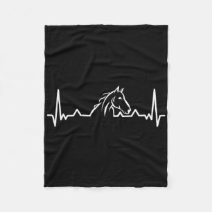 Cool Horse Design For Men Women Equestrian Horseba Fleece Blanket