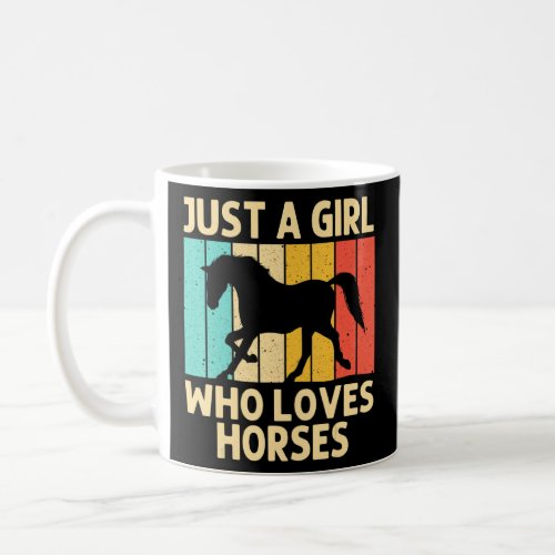 Cool Horse For Girls Kid Horse Riding Racing Horse Coffee Mug