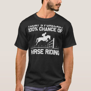 Cool Horse Riding For Men Women Horseback Equestri T-Shirt