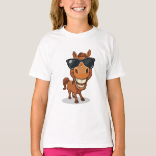 Cool Horse with Shades T-Shirt