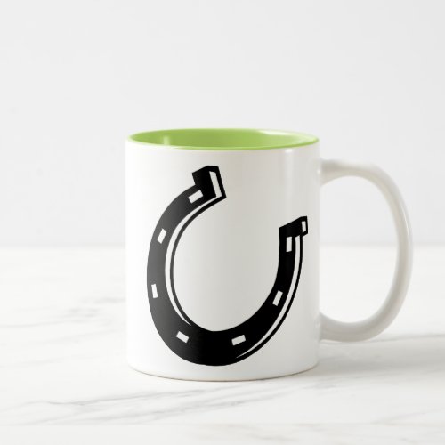Cool Horseshoe Two_Tone Coffee Mug