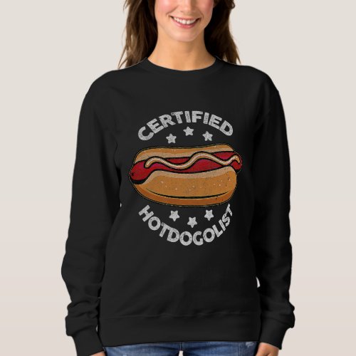 Cool Hot Dog For Men Women Boys Sausage Hot Dog Lo Sweatshirt