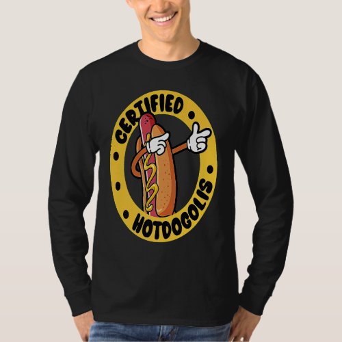 Cool Hot Dog For Men Women Boys Sausage Hot Dog Lo T_Shirt