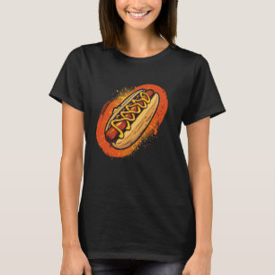 Cool Hotdog Graphic for Men Women Sausage Hot Dog T-Shirt