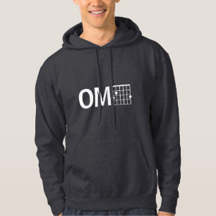 Cool Humor OMG Guitar G Major Chord Hoodie