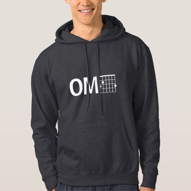 Cool Humor OMG Guitar G Major Chord Hoodie (Front)
